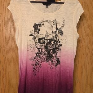 Roxk & Republic Skull Ombre Tee